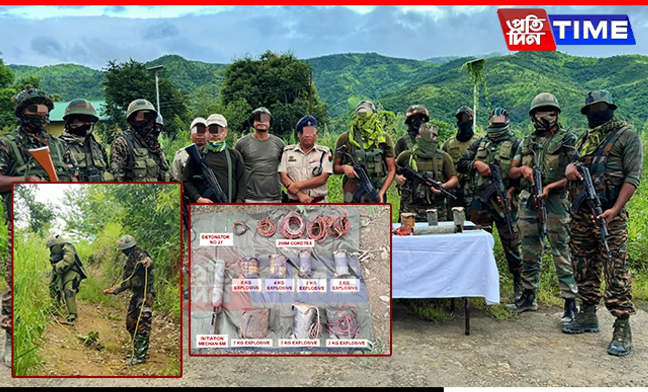 Indian Army & Manipur Police Thwart Major Threat; 8 IEDs Defused in Imphal East
